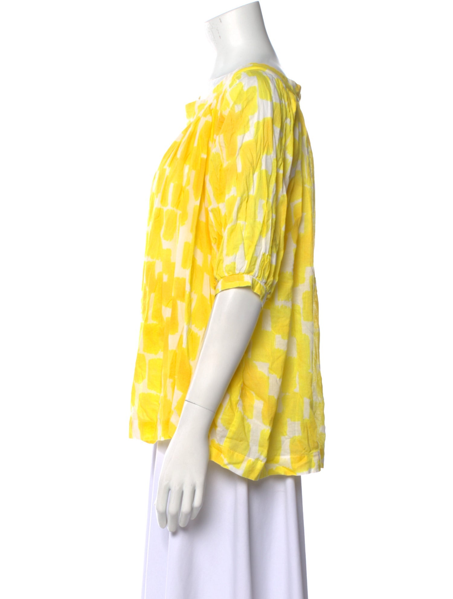 See by Chloé Printed Scoop Neck Blouse