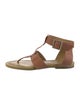 See by Chloé Leather T-Strap Sandals