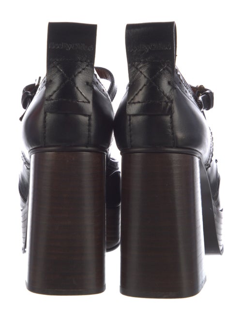 See by Chloé Leather T-Strap Pumps