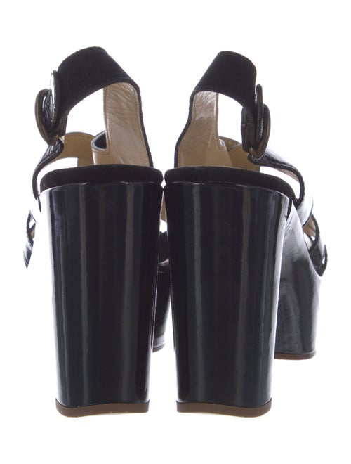 See by Chloé Patent Leather T-Strap Pumps