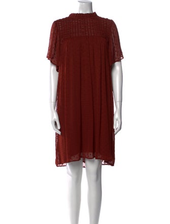See by Chloé Mock Neck Mini Dress
