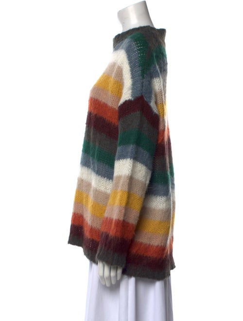 See by Chloé Striped Mock Neck Sweater