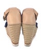 See by Chloé Leather Fringe Trim Accent Espadrilles