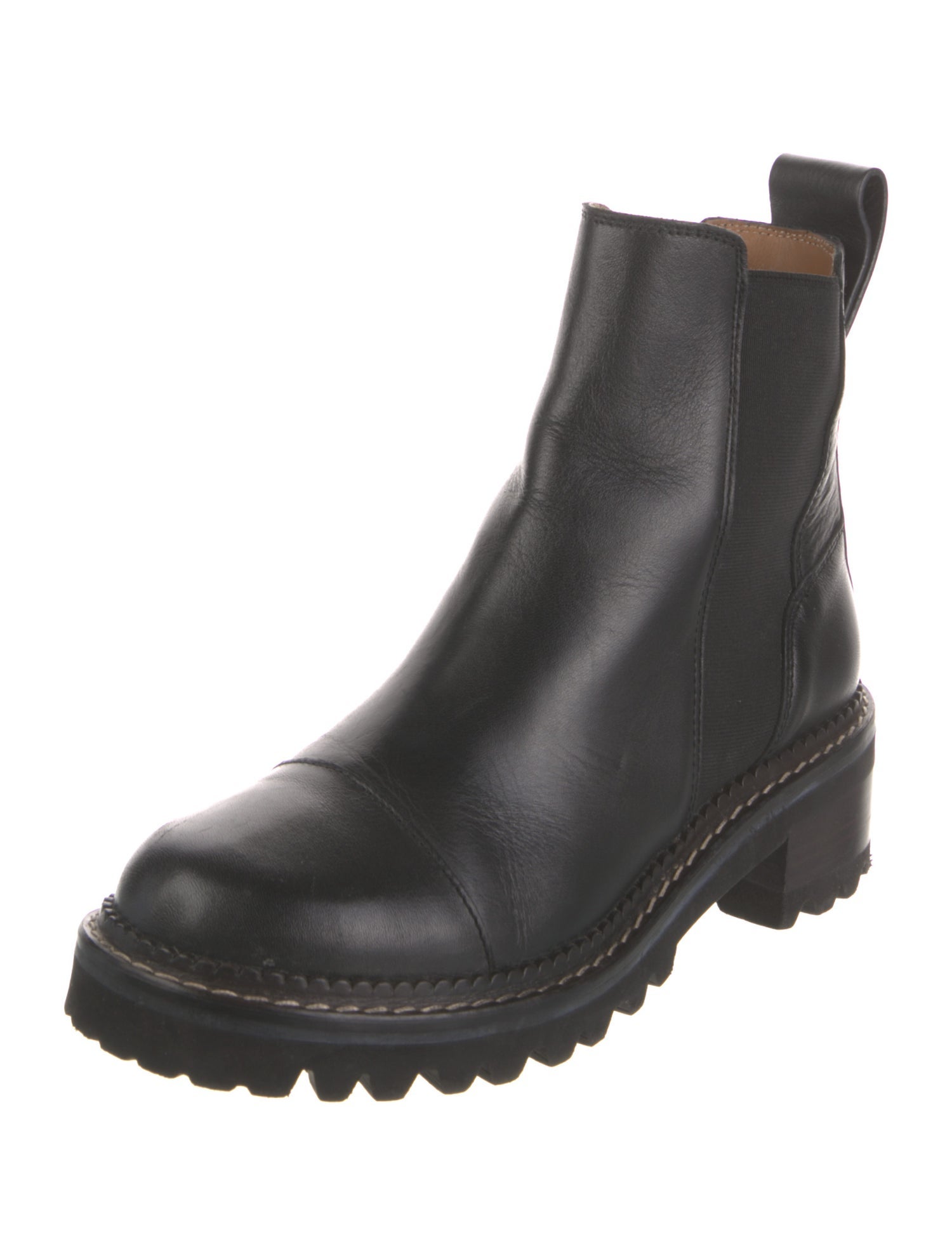 See by Chloé Leather Chelsea Boots