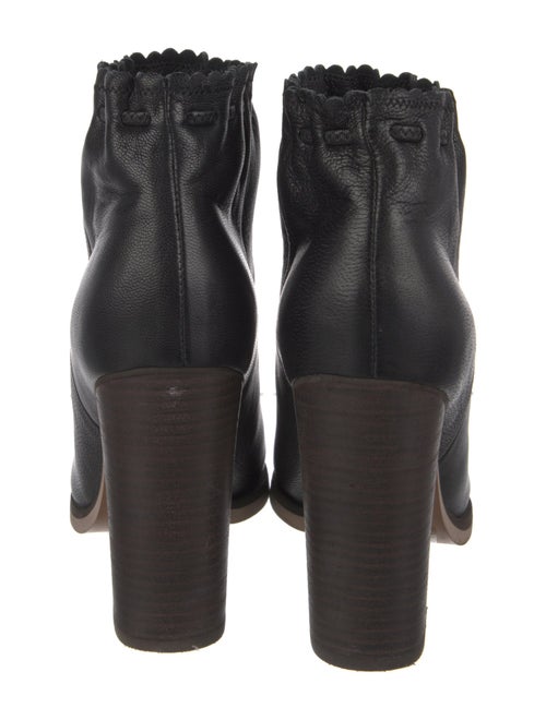 See by Chloé Leather Scalloped Accent Boots