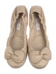 See by Chloé Leather Chain-Link Accents Ballet Flats