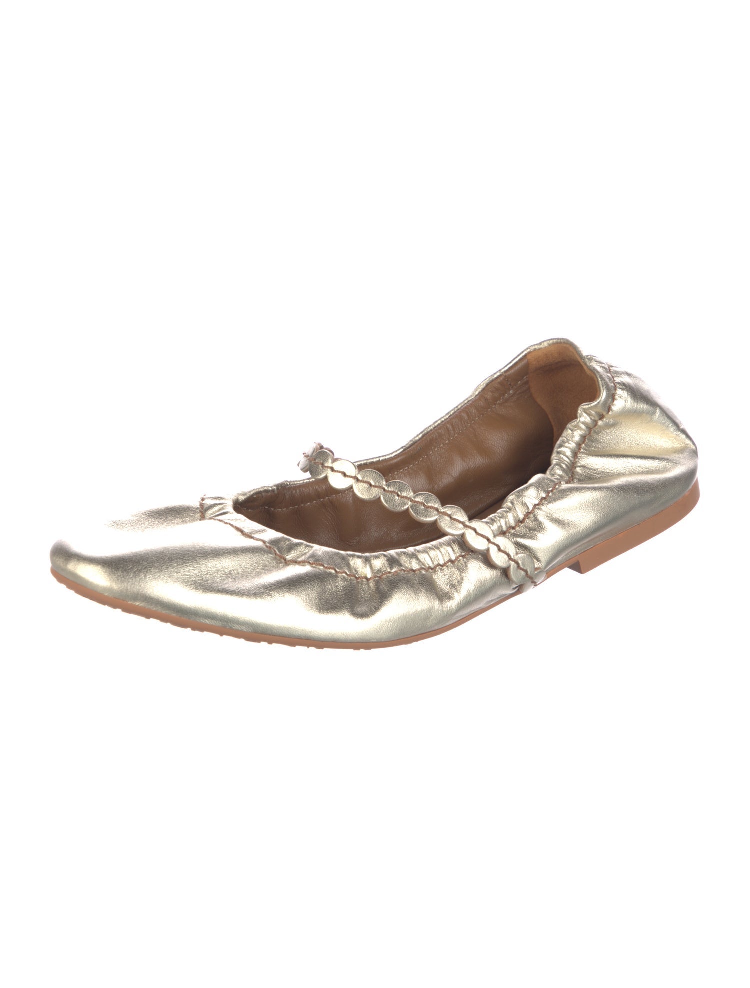 See by Chloé Leather Ballet Flats