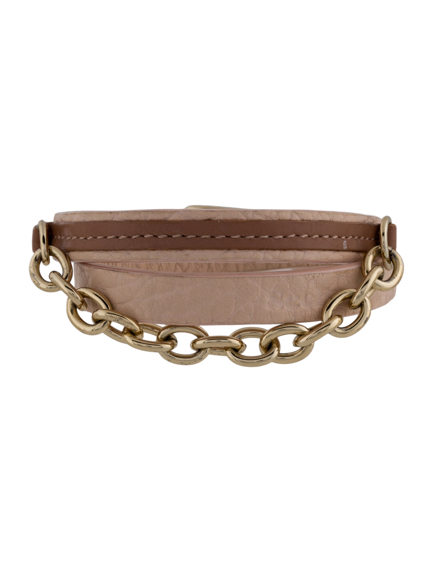 See by Chloé Leather & Chain Wrap Bracelet