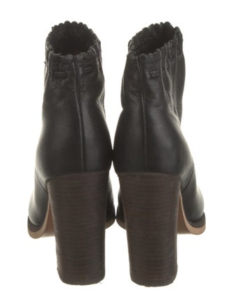 See by Chloé Leather Scalloped Accent Boots