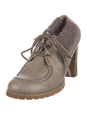 See by Chloé Leather Lace-Up Boots