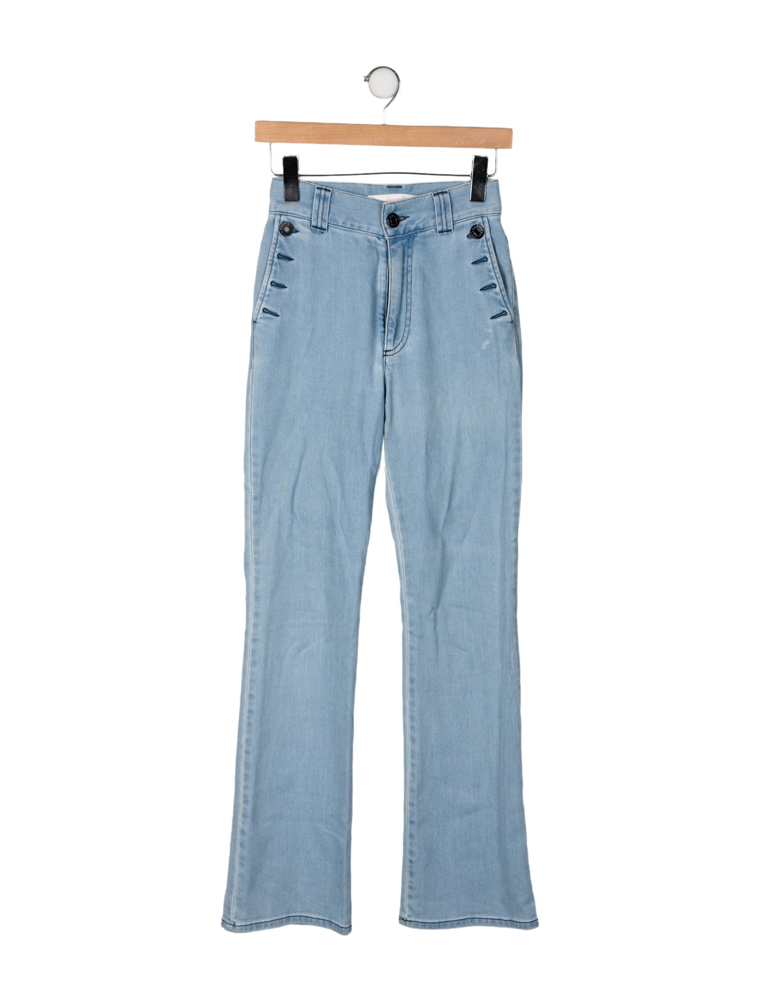 See by Chloé Mid-Rise Wide Leg Jeans