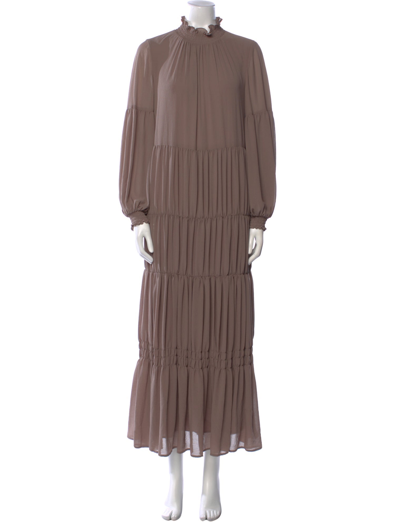 See by Chloé Mock Neck Long Dress