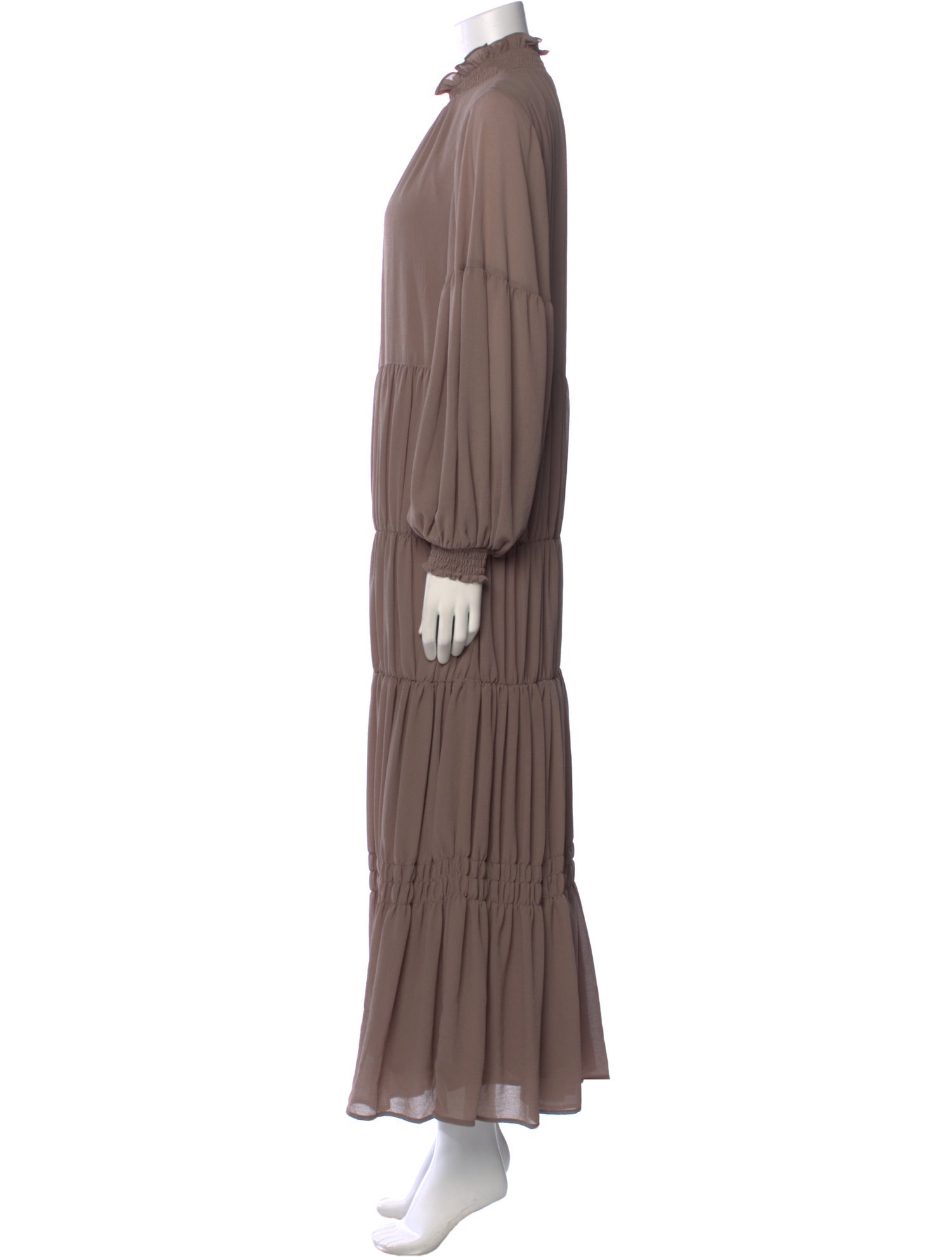 See by Chloé Mock Neck Long Dress