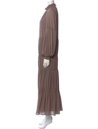 See by Chloé Mock Neck Long Dress