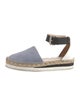 See by Chloé Suede Leather Trim Embellishment Espadrilles