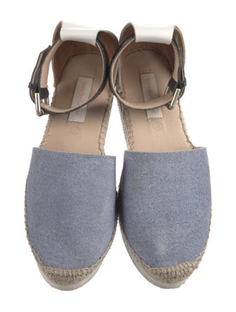 See by Chloé Suede Leather Trim Embellishment Espadrilles
