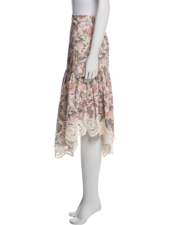 See by Chloé Printed Midi Length Skirt