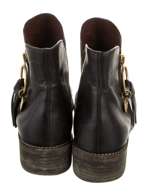 See by Chloé Leather Moto Boots