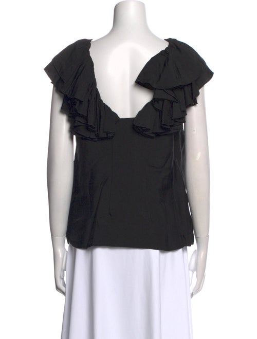 See by Chloé Bateau Neckline Short Sleeve Blouse