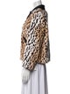 See by Chloé Faux Fur Animal Print Faux Fur Jacket