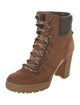 See by Chloé Suede Lace-Up Boots