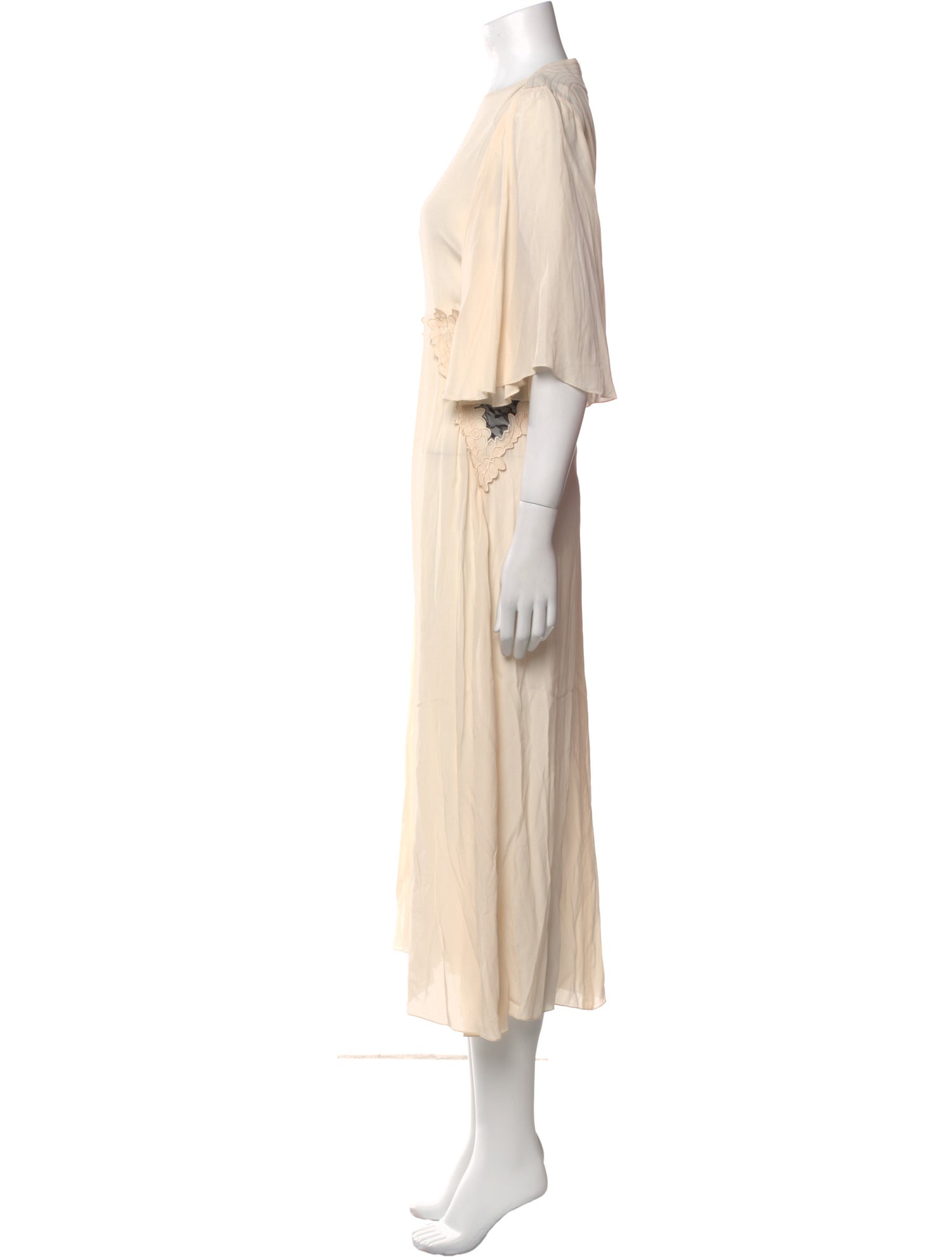 See by Chloé Bateau Neckline Long Dress w/ Tags