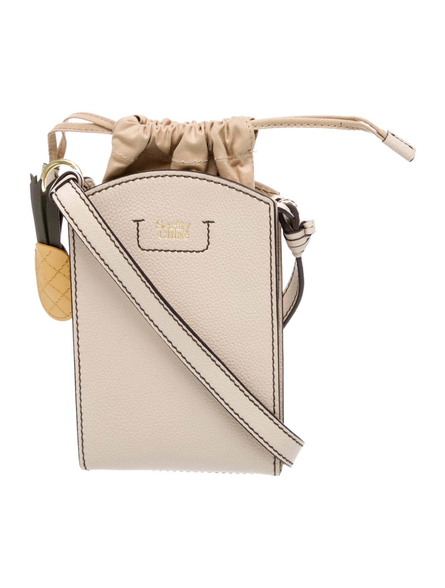 See by Chloé Leather Bucket Bag