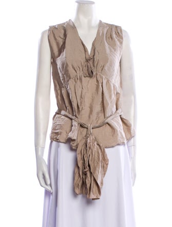 See by Chloé V-Neck Sleeveless Blouse