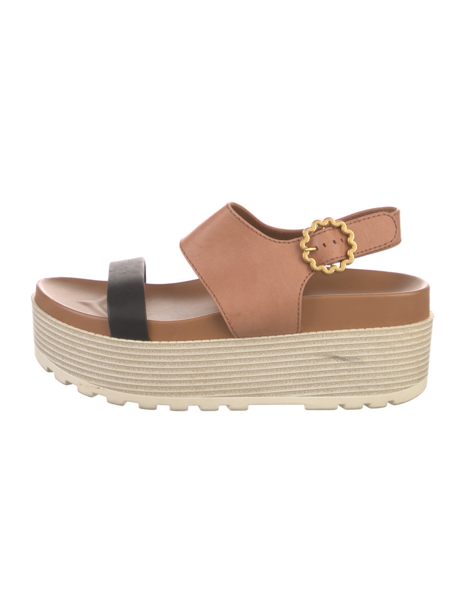 See by Chloé Leather Slingback Sandals