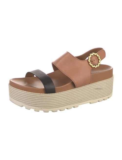 See by Chloé Leather Slingback Sandals