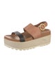 See by Chloé Leather Slingback Sandals