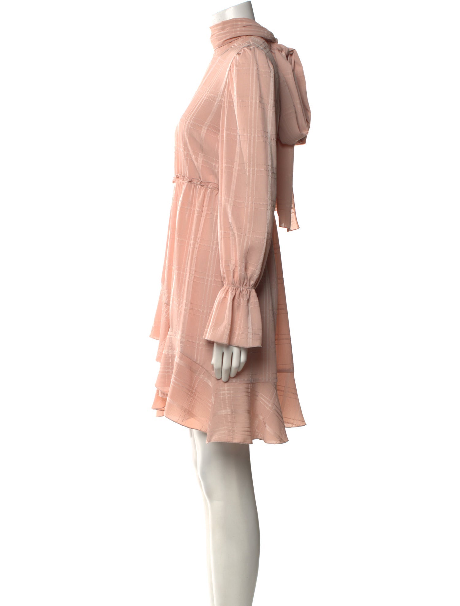 See by Chloé Mock Neck Mini Dress