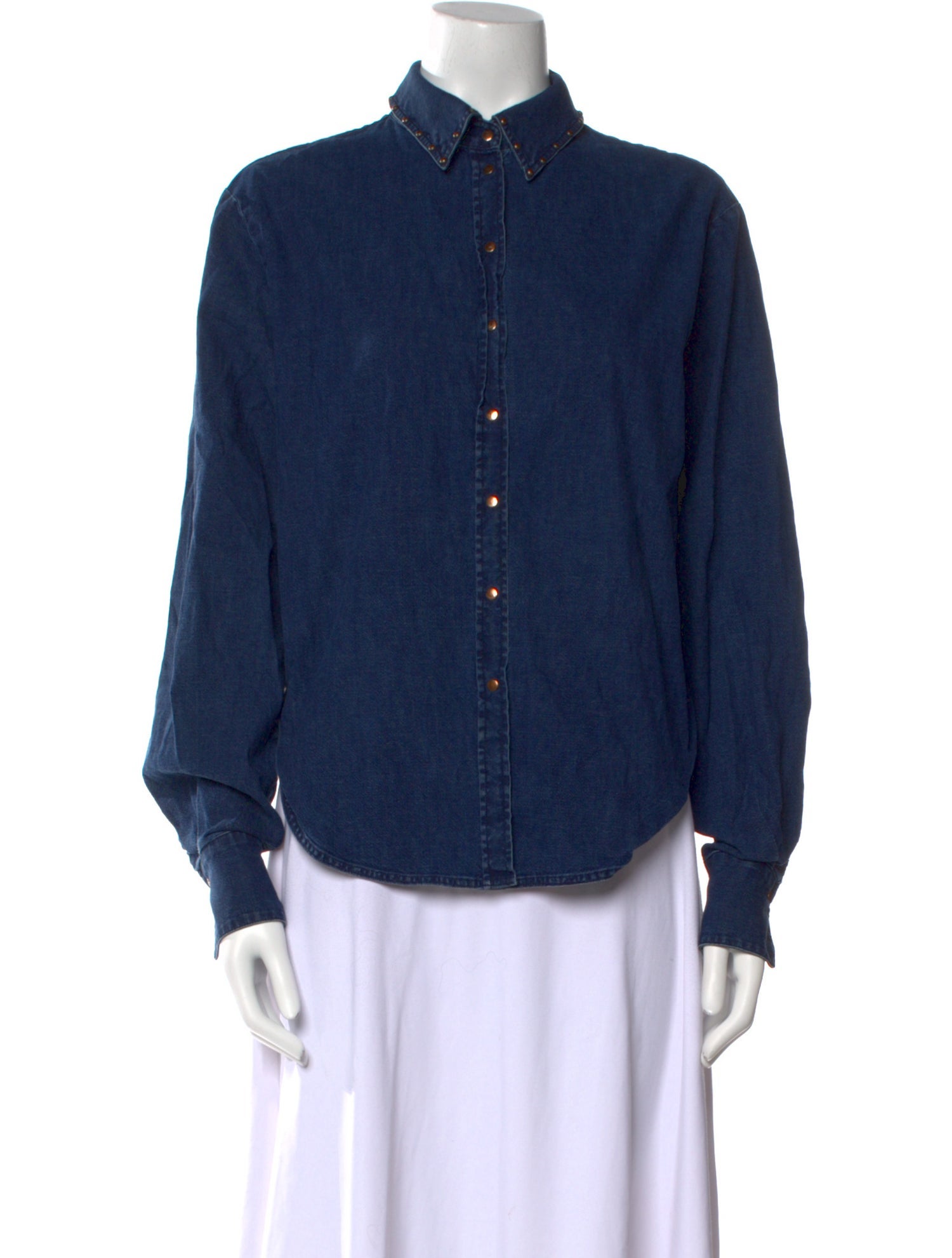See by Chloé Long Sleeve Button-Up Top