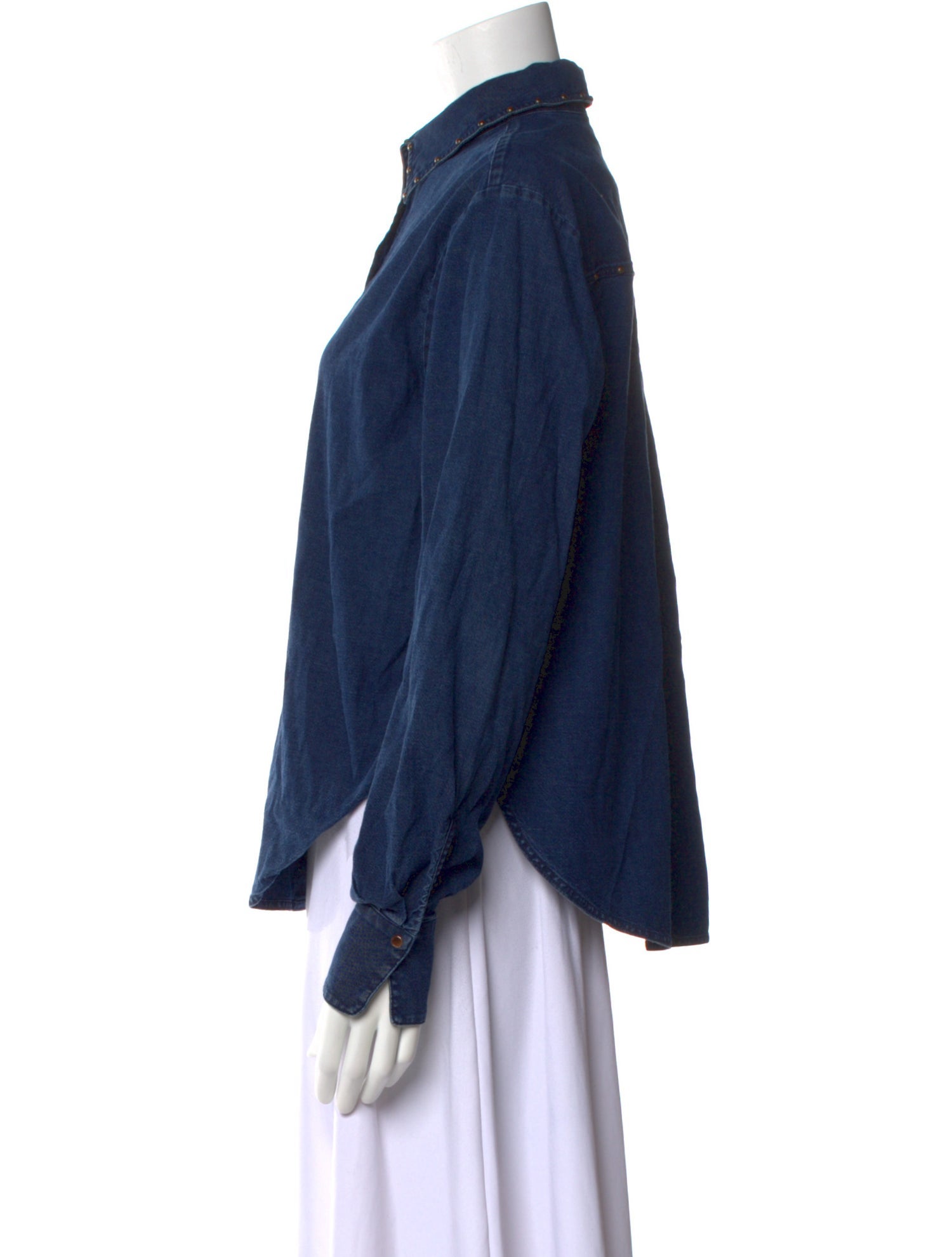 See by Chloé Long Sleeve Button-Up Top