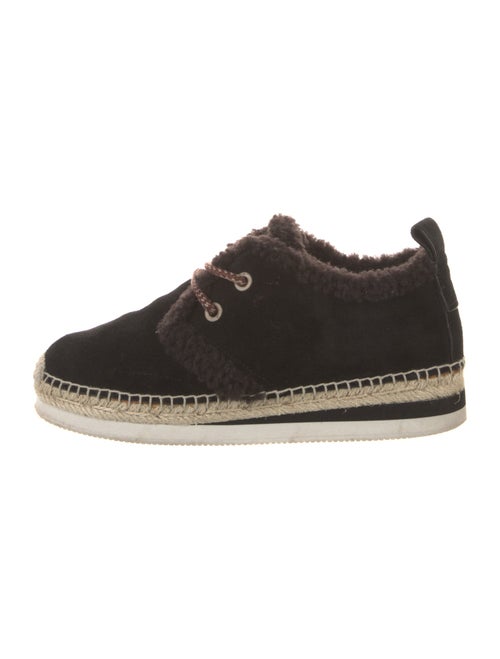 See by Chloé Suede Whipstitch Trim Espadrilles