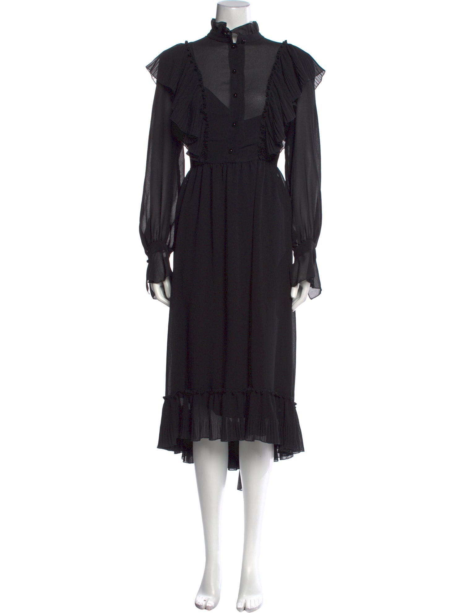 See by Chloé Mock Neck Long Dress