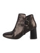 See by Chloé Leather Colorblock Pattern Boots