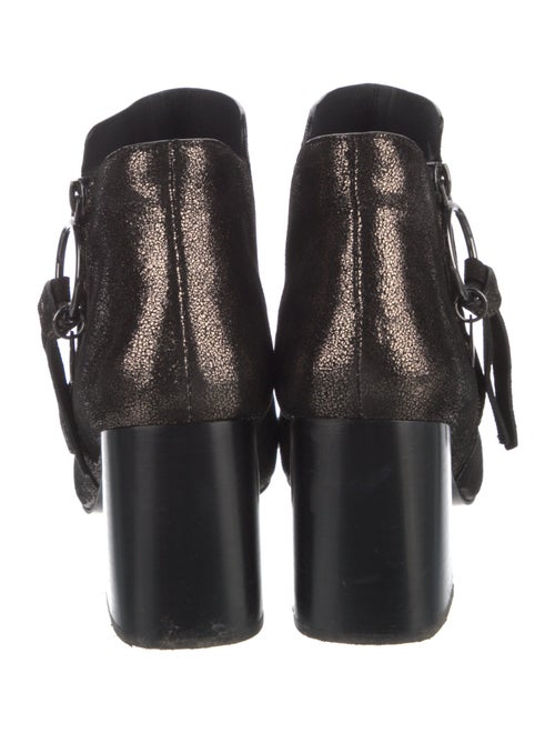 See by Chloé Leather Colorblock Pattern Boots