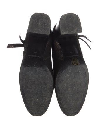 See by Chloé Leather Colorblock Pattern Boots