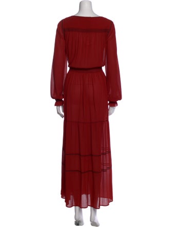 See by Chloé Scoop Neck Long Dress