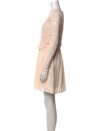 See by Chloé Bateau Neckline Mini Dress