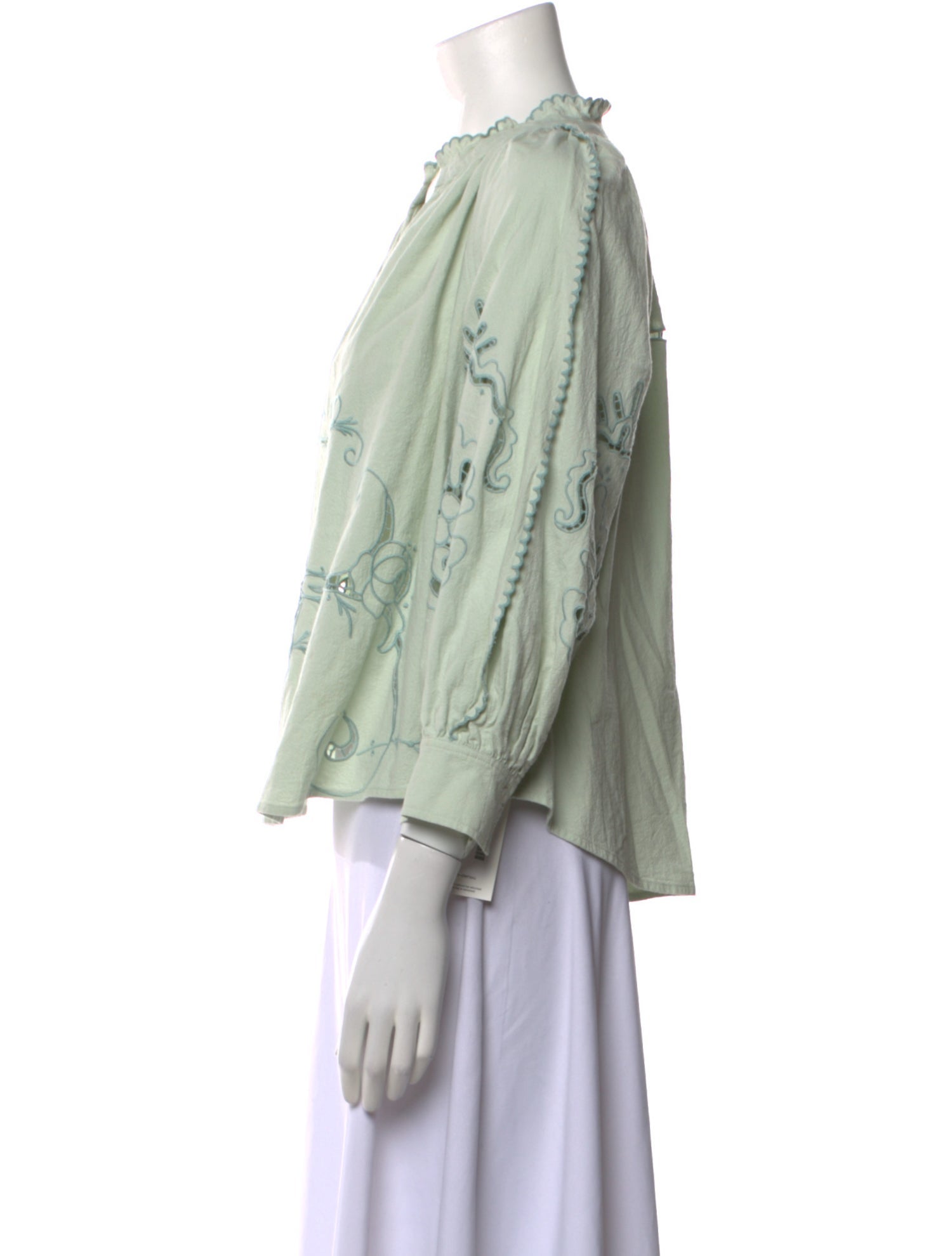 See by Chloé Printed V-Neck Blouse