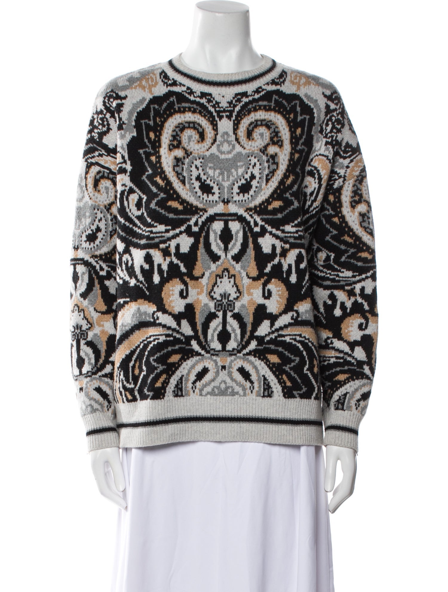 See by Chloé Wool Printed Sweater