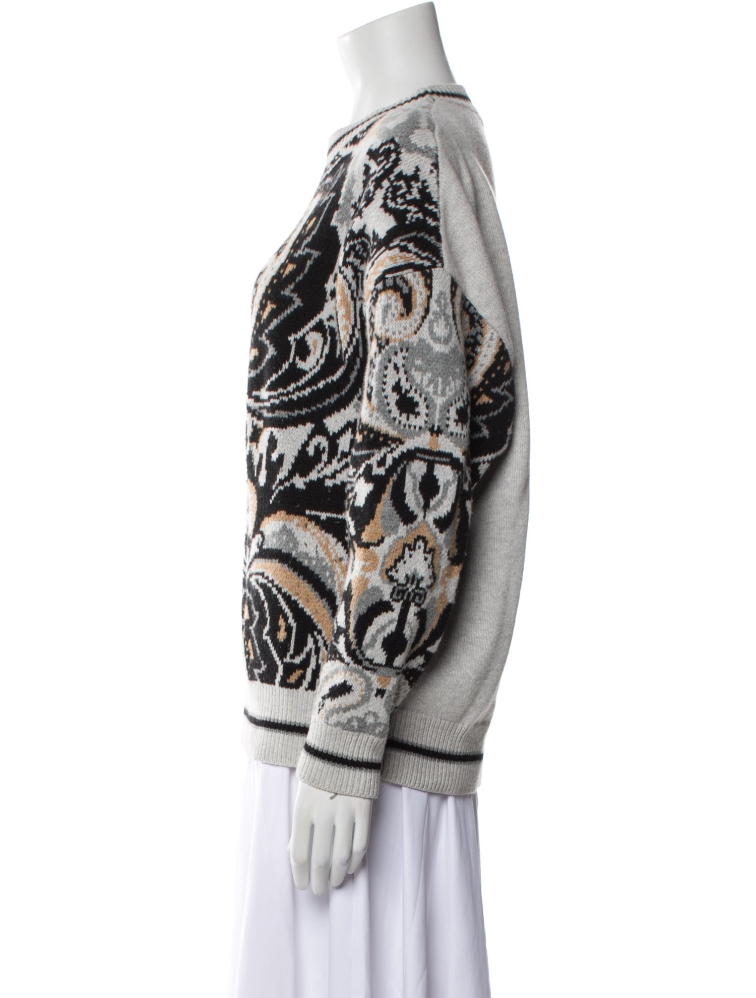 See by Chloé Wool Printed Sweater