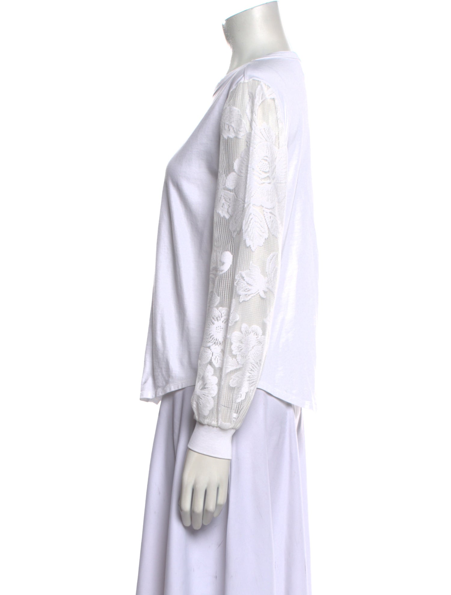 See by Chloé Crew Neck Long Sleeve Top