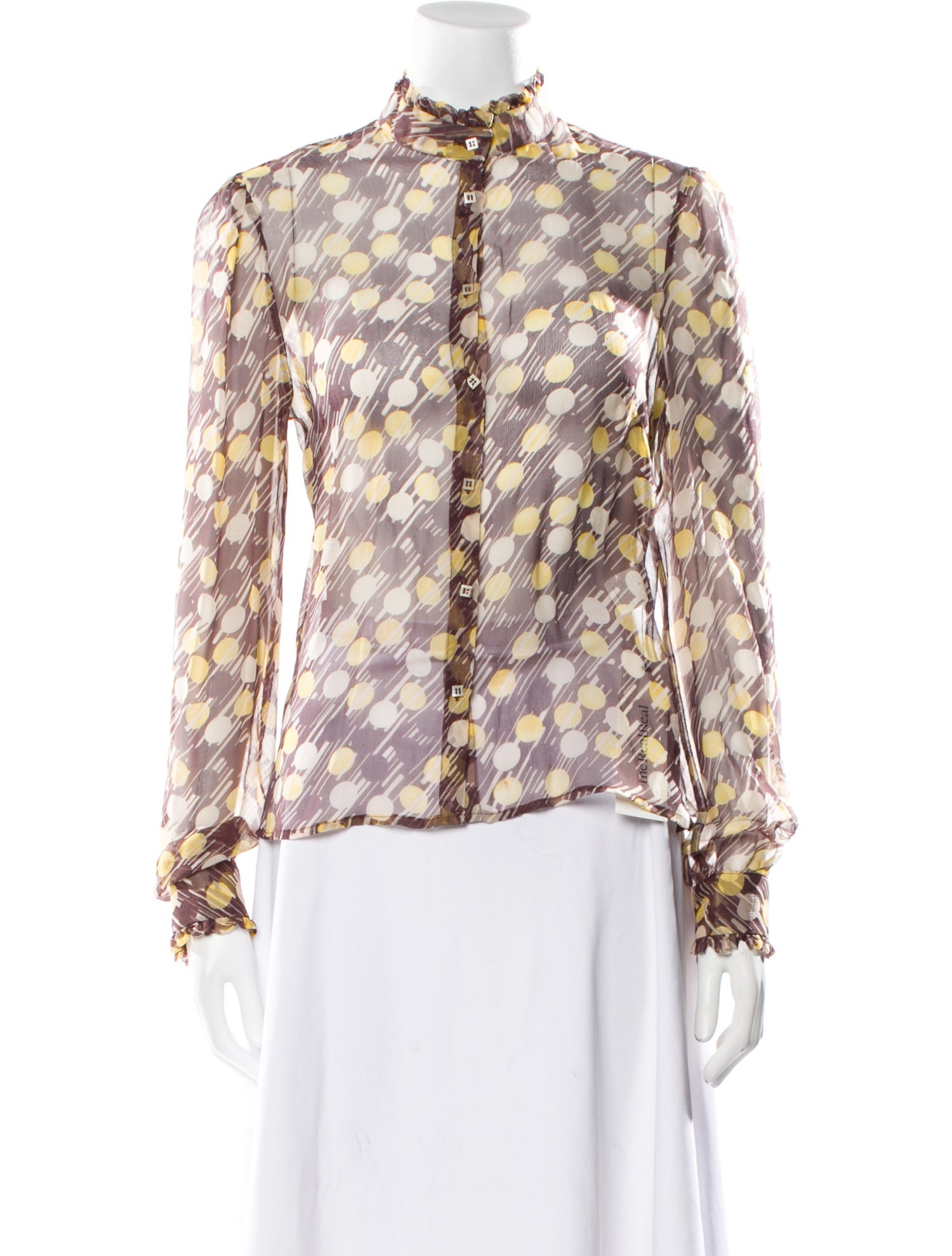 See by Chloé Silk Floral Print Blouse