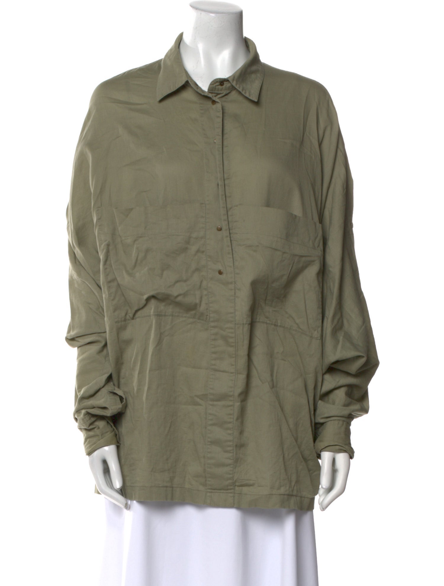 See by Chloé Long Sleeve Button-Up Top
