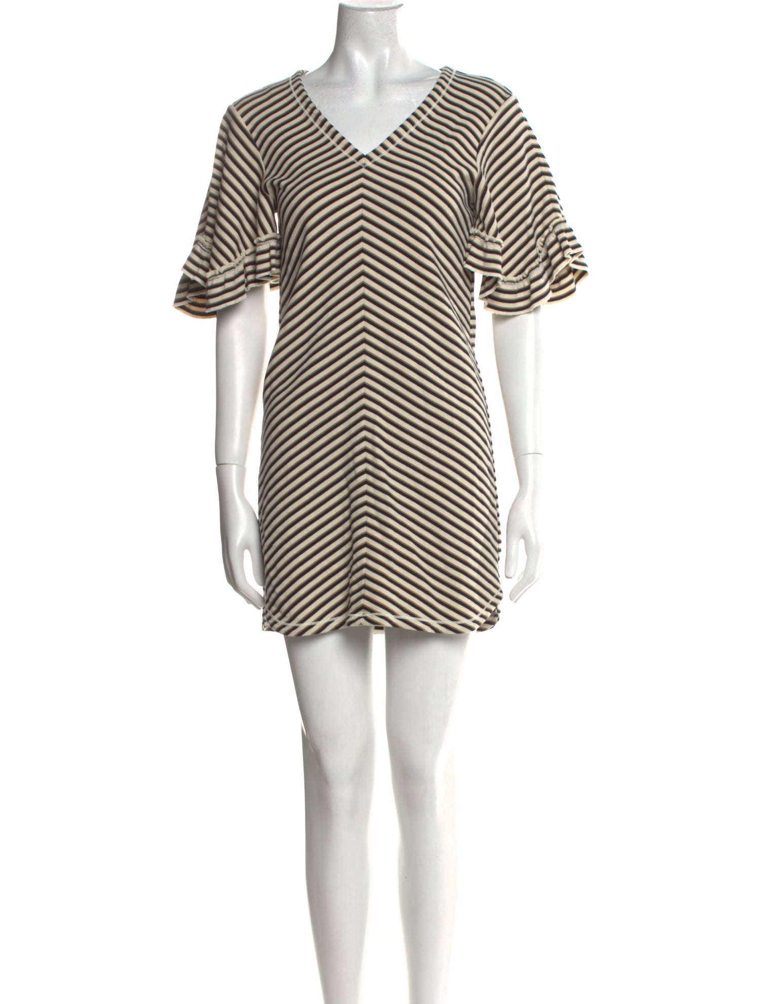 See by Chloé Striped Long Dress