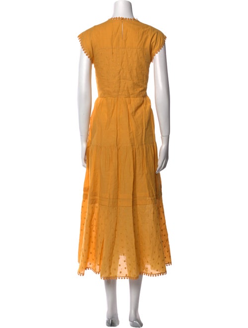 See by Chloé Crew Neck Long Dress