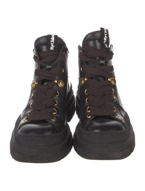 See by Chloé Leather Combat Boots